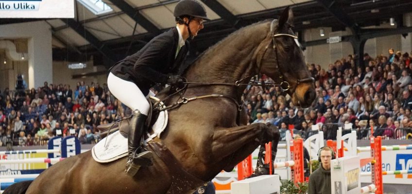 Evi Bengtsson Dritte im GP von Zangersheide vor Hausherr Christian Ahlmann