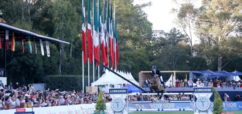 Scott Brash vor Daniel Deusser im Longines GCT Grand Prix von Mexiko