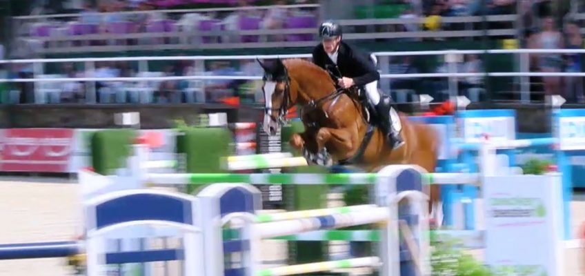 Marcus Ehning vor Finja Bormann im Championat von Nörten-Hardenberg