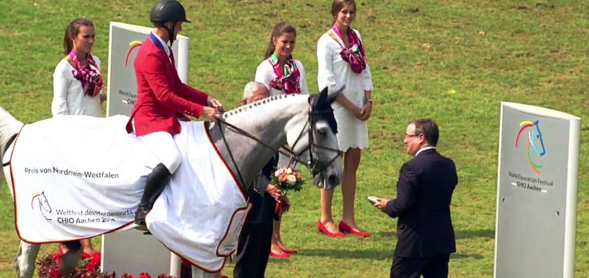 McLain Ward gewinnt Preis von NRW in Aachen, Maurice Tebbel Vierter