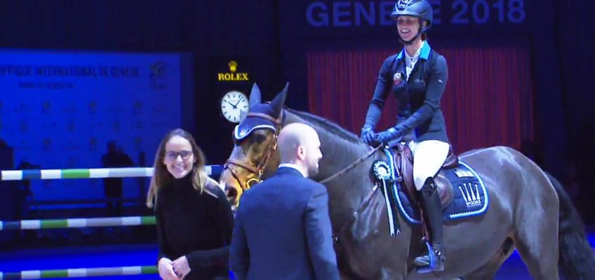 Simone Blum Dritte beim Samstag-Hauptspringen in Genf