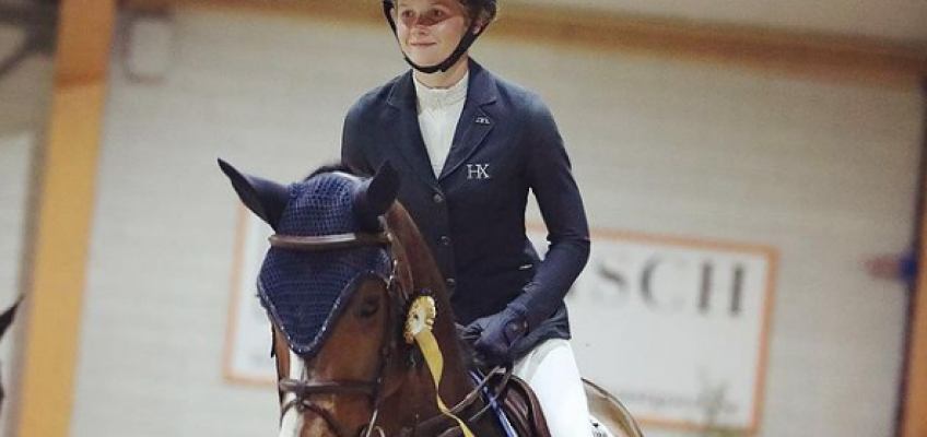 Sophie Hinners vor Daniel Deusser im Grand Prix von Lier