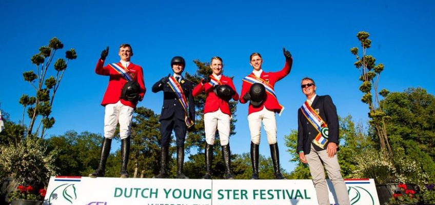 Junge Reiter gewinnen Nationenpreis in Wierden, Bronze für Junioren!