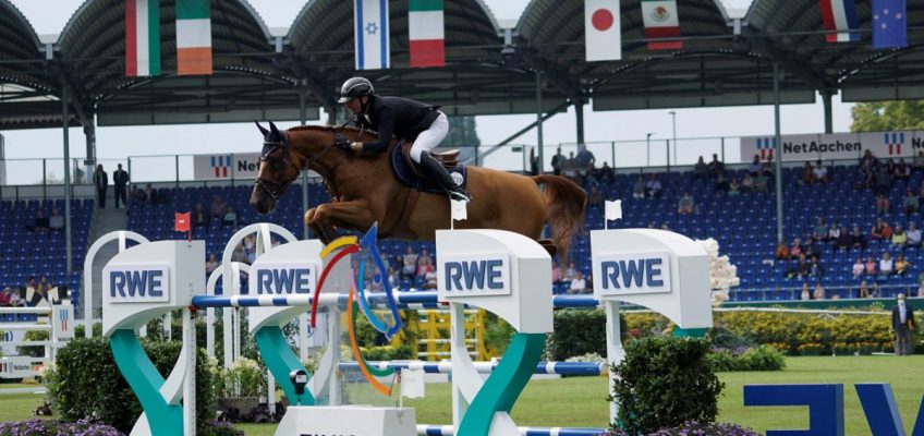 Delmotte vor Brash und Jana Wargers im RWE Preis von NRW in Aachen