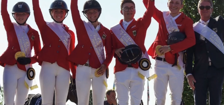 Deutschlands Junge Reiter gewinnen Finale in Peelbergen