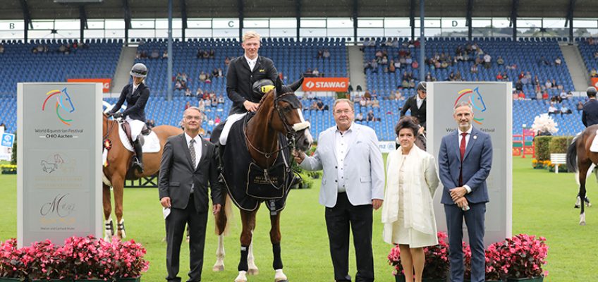 Philipp Schulze Topphoff schnappt Richard Vogel den Sieg in der Quali zum U25 Springpokal der Stiftung Deutscher Spitzenpferdesport weg!