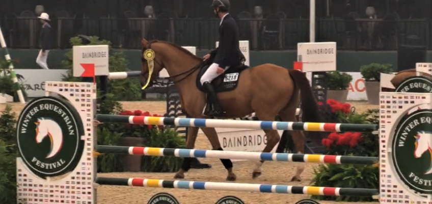 Richard Vogel & Looping Luna springen auf Platz drei im CSI4* Hauptspringen in Wellington