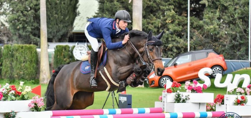 Leopold van Asten knapp vor Kendra Claricia Brinkop im CSI4* in Vejer