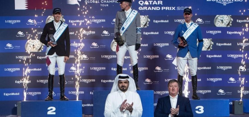 Ludger Beerbaum schnappt Henrik von Eckermann 1. Grand Prix Sieg der LGCT Saison in Doha vor der Nase weg!