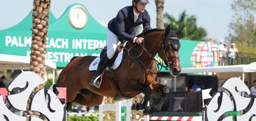 Richard Vogel wird Dritter im CSI4* Hauptspringen in Wellington