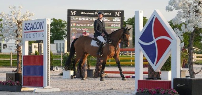 Ein holsteiner Ire gewinnt Freitags-Hauptspringen in Peelbergen