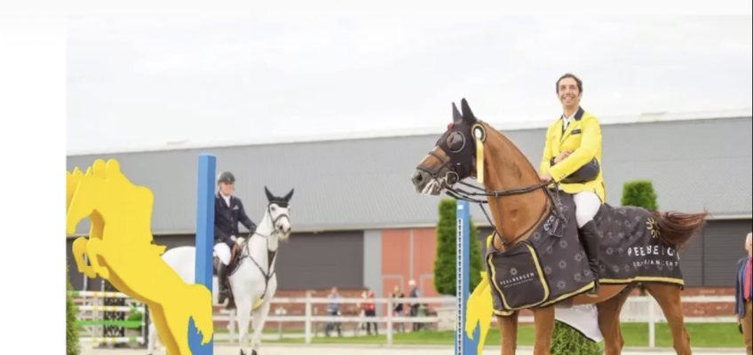 Yuri Mansur und Away Semilly fliegen zum Sieg im Hauptspringen in Peelbergen