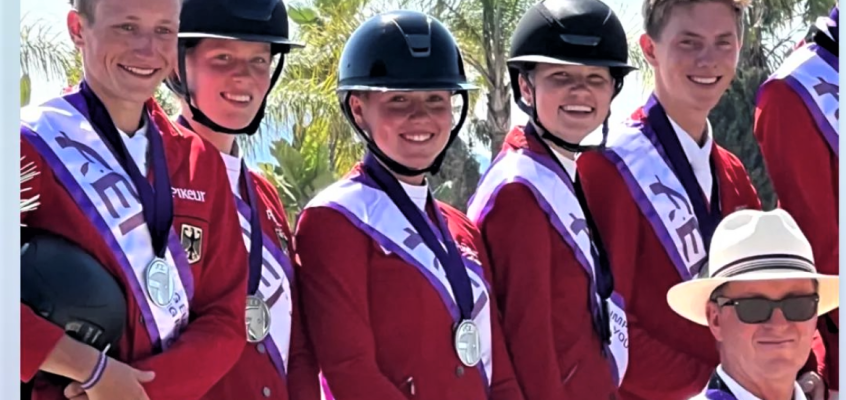 Silber für Deutschlands Junge Reiter, 2. Gold für Belgien bei EM in Oliva!