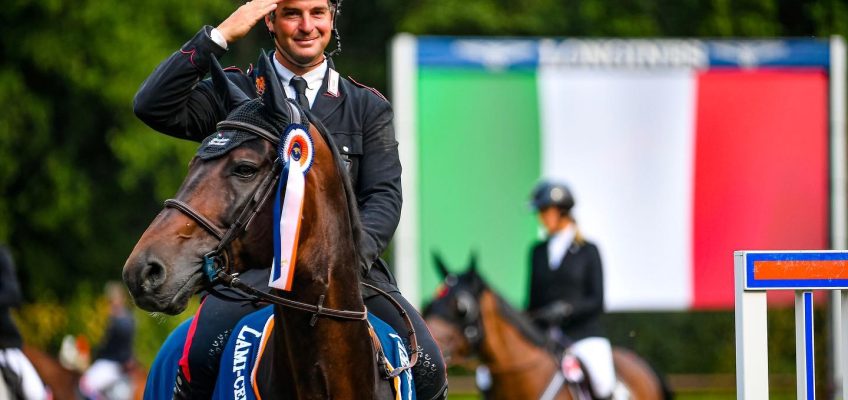 Emanuele Gaudiano fliegt zum Sieg im Hauptspringen beim CSI4* in Valkenswaard!