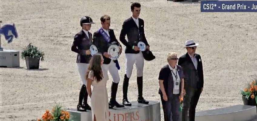 Jeroen Appelen bremst Jana Wargers und Rene Dittmer im CSI2* Grand Prix in Samorin aus!