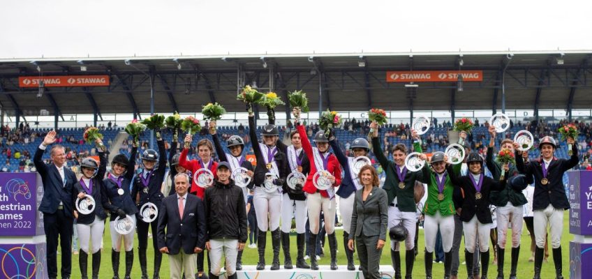 Gold für Nordamerika bei Youth Equestrian Games in Aachen, Silber für Europa, Bronze für Afrika