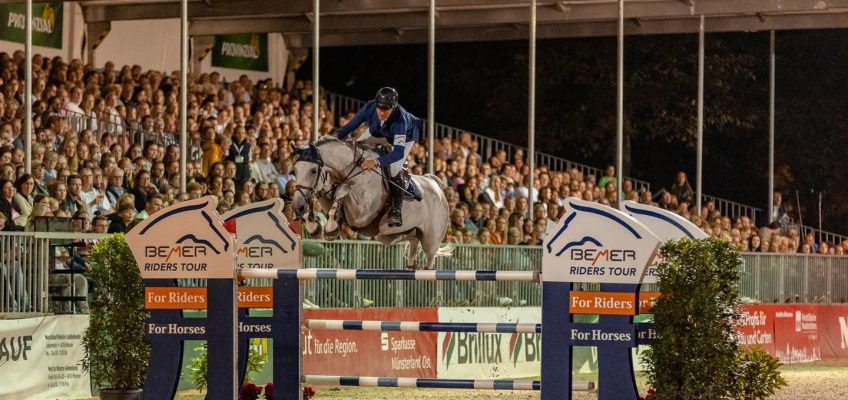 Auch Marcus Ehning kann David Will den CSI4*-Sieg in Münster nicht entreißen