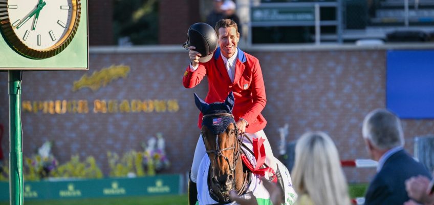 McLain Ward gewinnt 137.000 Dollar Springen in Spruce Meadows vor Daniel Deusser