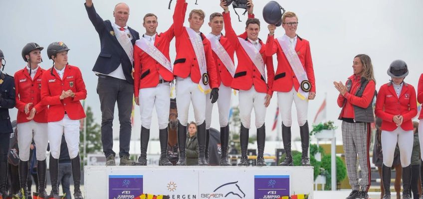 Belgien vor Titelverteidiger Deutschland im Nationscup-Finale der Jungen Reiter in Peelbergen