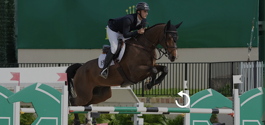 Pech im Stechen: Richard Vogel und Codex Achte im CSI5*-Hauptspringen in Wellington