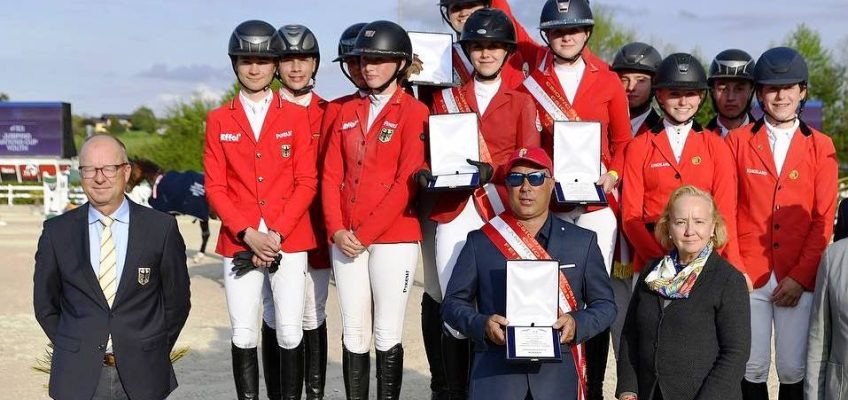 Schleifenregen für deutschen Nachwuchs beim CSIO Youth in Lamprechtshausen