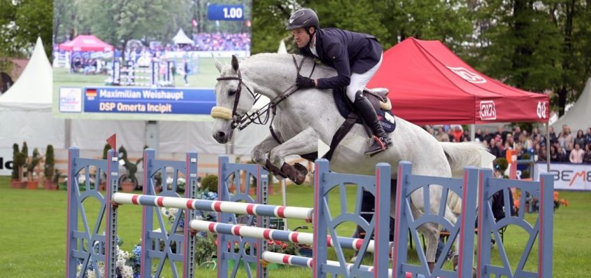 Maximilian Weishaupt siegt im CSI3* bei der Pferd International in München