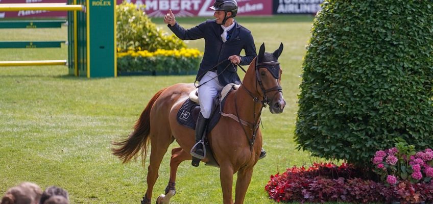 Richard Vogel und Cepano Baloubet springen zu Gold im CSI3* Grand Prix in Brüssel