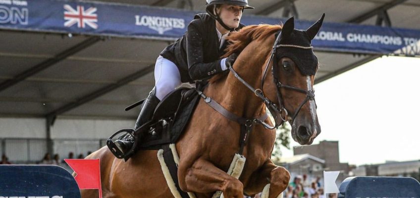 Nicola Pohl gewinnt bei der Global Tour in London ihr erstes CSI5* Springen