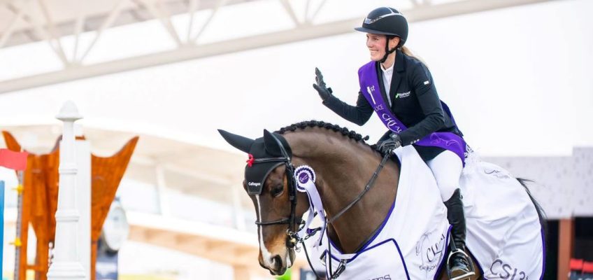 Janne Meyer-Zimmermann siegt im Stechen des CSI3* GP in Doha