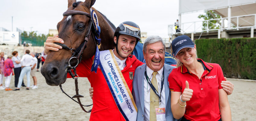 Vier der fünf weltbesten Reiter starten ab morgen beim Longines League of Nations Finale in Barcelona