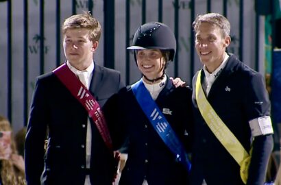 Emilie Conter gewinnt ihren ersten 5* Grand Prix vor Harry Charles und Henrik von Eckermann in Wellington