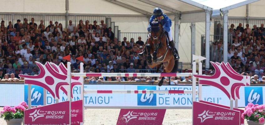 Wie der Vater so der Sohn: Untouched LB glänzt mit Christian Ahlmann im Grand Prix von Bourg en Bresse