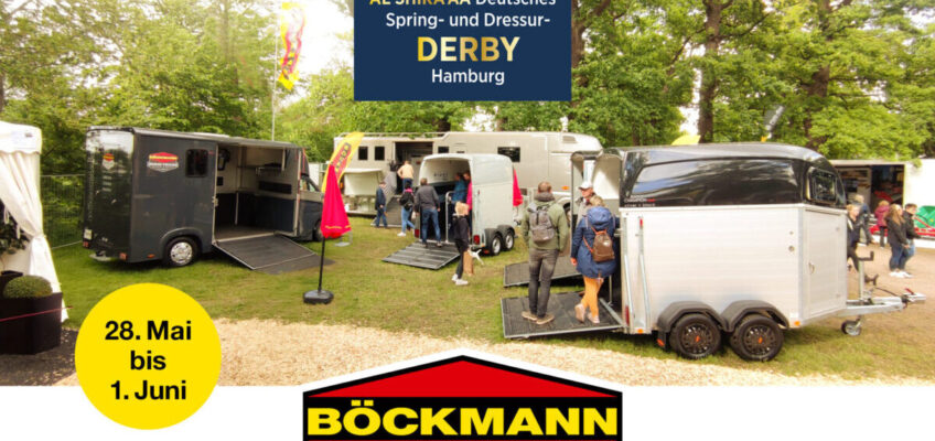 Böckmann präsentiert Pferdeanhänger und Horse Trucks beim Hamburger Derby
