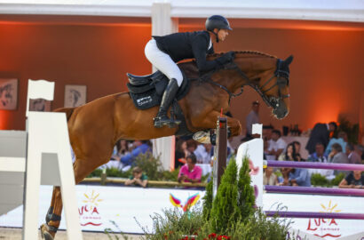 Marco Kutscher & Aventador S Dritte im Hauptspringen der Global Tour in Cannes
