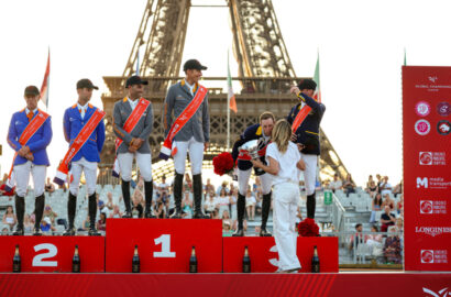Elf Hundertstel: Marcus Ehning Zweiter mit Valkenswaard United bei der GCL-Etappe in Paris