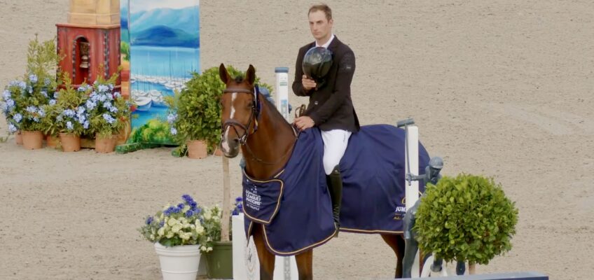 Richard Vogel & Gangster Montdesir galoppieren Konkurrenz im CSI2* Grand Prix in St. Tropez davon!