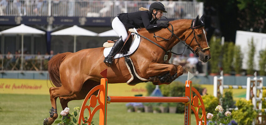 Janne Friederike Meyer-Zimmermann Dritte mit Dubai du Cedre im GP von Gijon