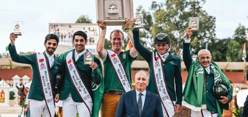 David Will coacht Saudi-Arabien zum 4* Nationenpreis-Sieg in Rabat