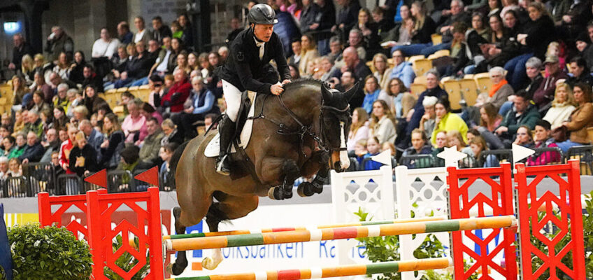 Rolf-Göran Bengtsson vor Malin Baryard-Johnsson Schwedischer Hallenmeister