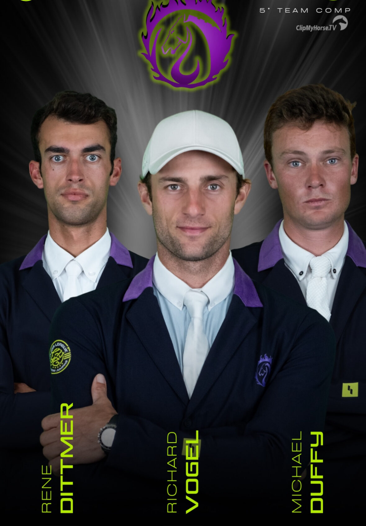 Rene Dittmer & Richard Vogel mit Team Helios Vierte bei der Major League Show Jumping