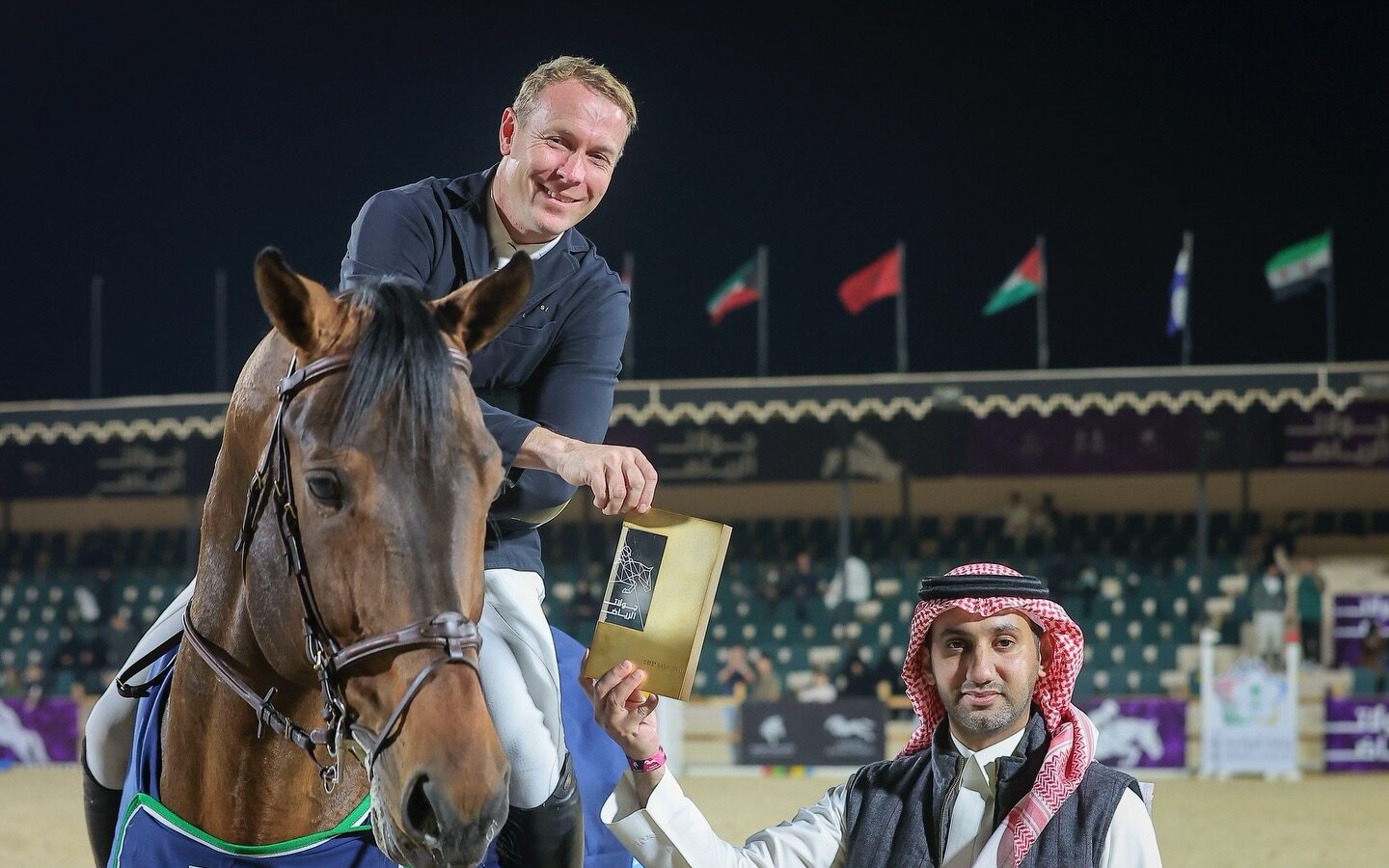 David Will Schnellster im CSI3* Hauptspringen in Riad!