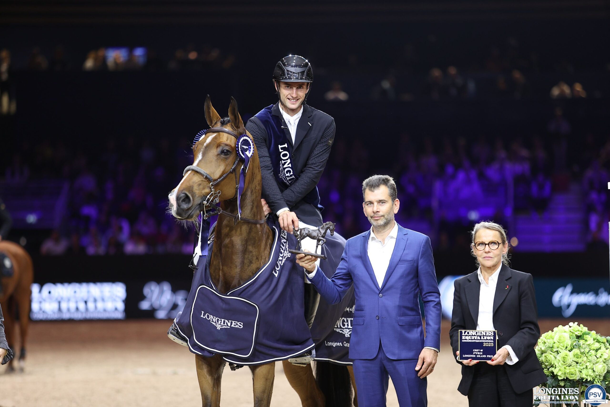 Da konnte auch Ben Maher nicht mithalten: Richard Vogel siegt im Longines Grand Prix von Lyon