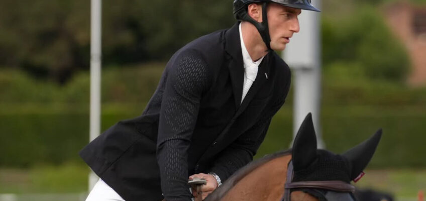 Richard Vogel Dritter im Hauptspringen beim CSI5*-W in Arcadia