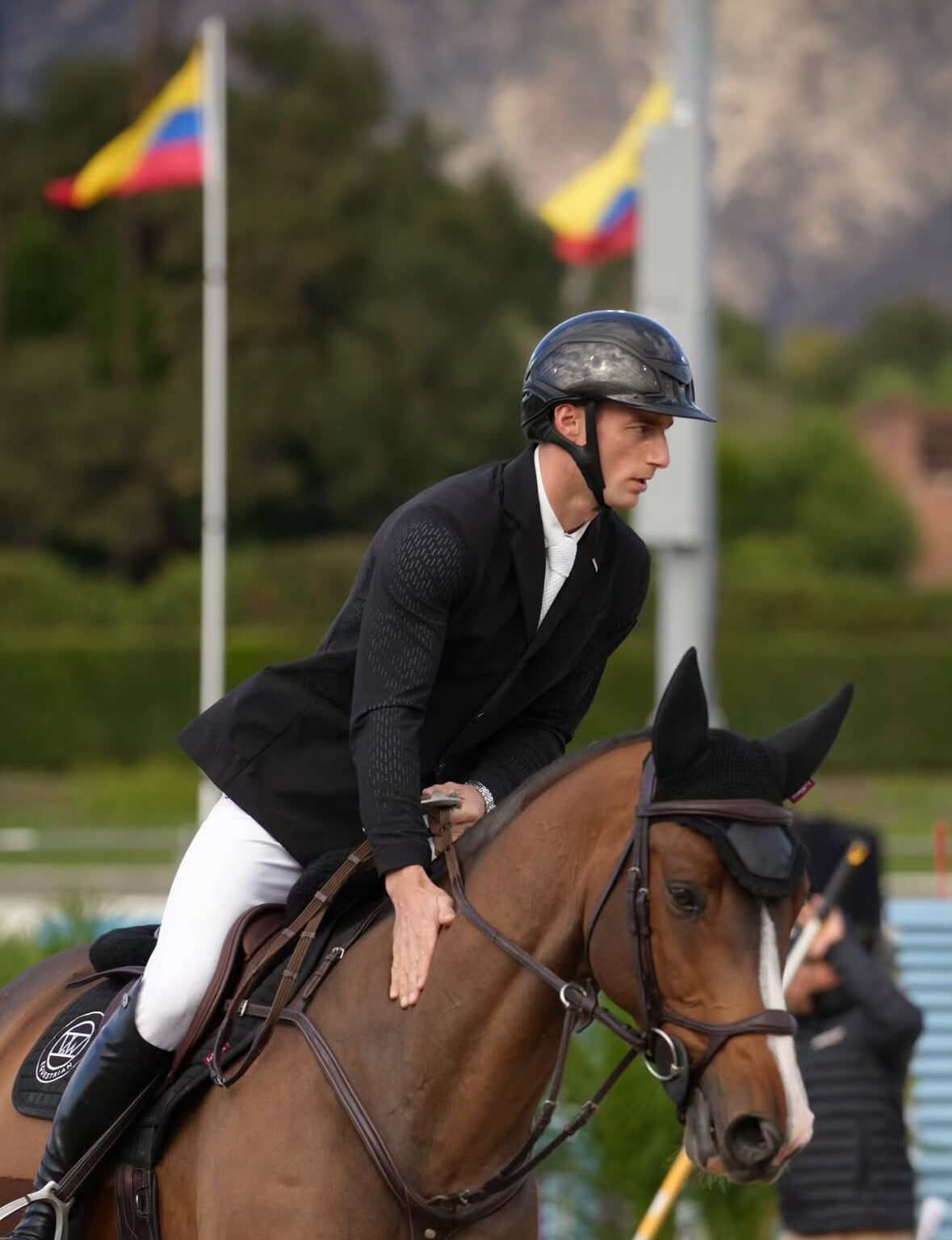 Richard Vogel Dritter im Hauptspringen beim CSI5*-W in Arcadia