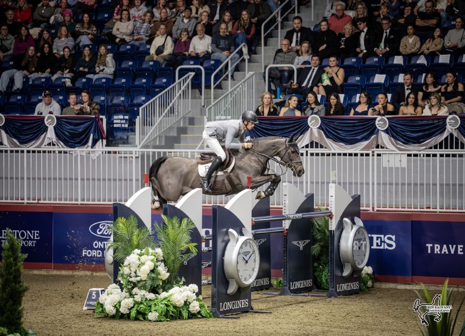 Rene Dittmer Dritter im 63.000 $ Springen in Toronto