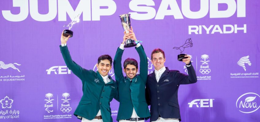 Christopher Kläsener & „Popeye“ springen auf Platz 3 im CSI5*-W Grand Prix in Riad!