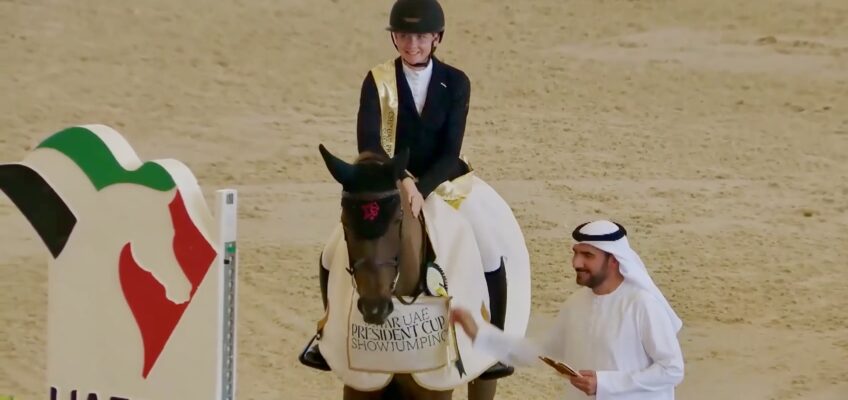 Sophie Hinners hängt Henrik von Eckermann in Abu Dhabi ab
