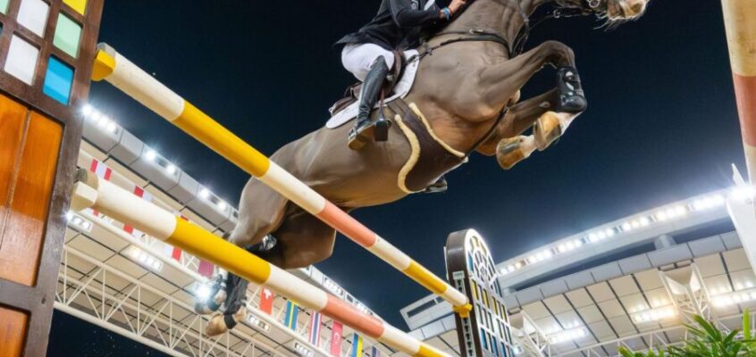 Philipp Weishaupt der Schnellste, aber Sieger in zwei Grand Prix in Doha: Scott Brash