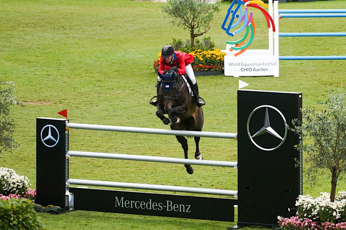 McLain Ward verliert Nationenpreispferd Imperial HBF an Kolik