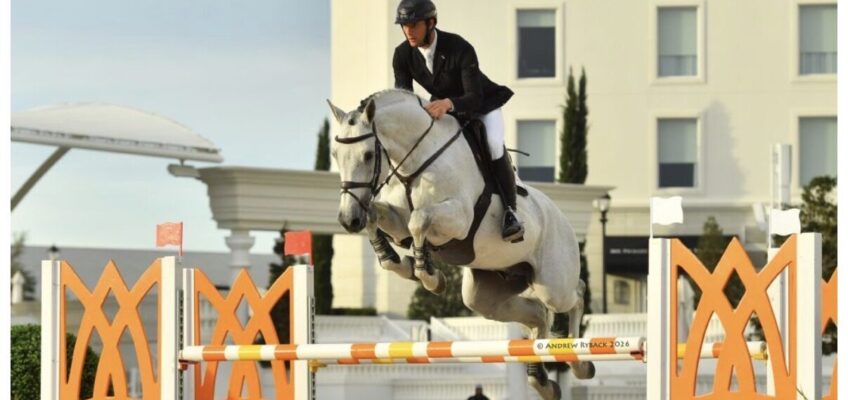 Richard Vogel siegt mit Holsteiner Nachwuchs-Talent im 2* GP in Ocala